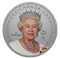 Pièce de ¼ oz en argent pur – Portrait de la reine Elizabeth II 