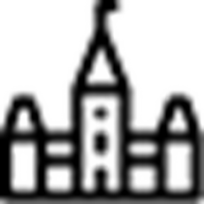 Icon image of building representing nearby attractions.