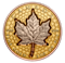 2 oz. Pure Gold Coin – Super Incuse Gold Maple Leaf