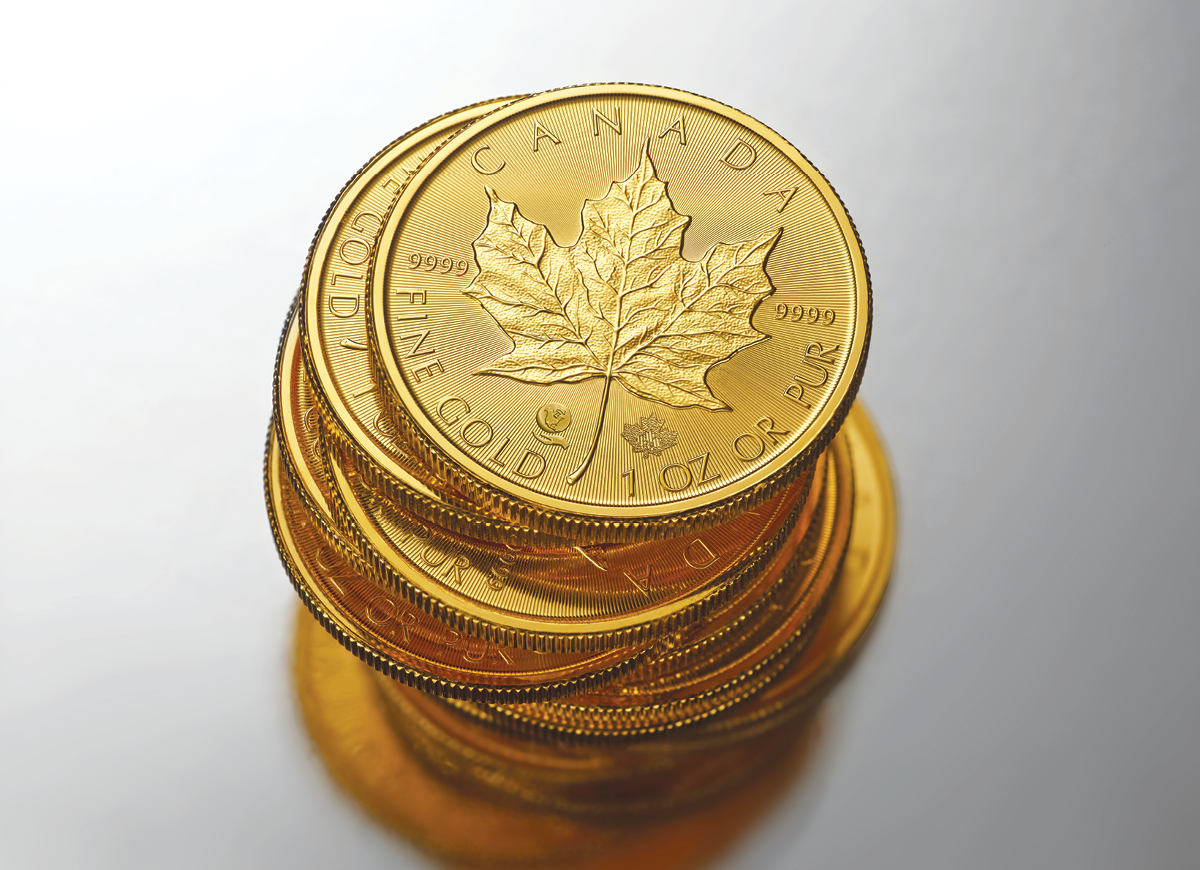 Gold bullion coins