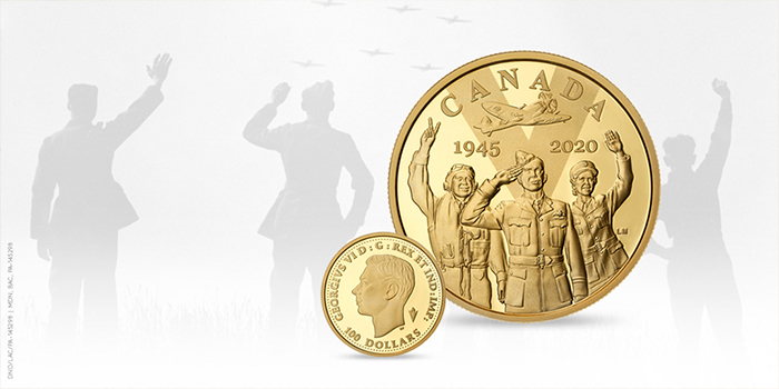 2020 14-Karat Gold Coin honouring the Royal Canadian Air Force