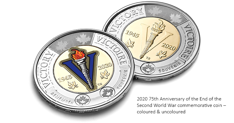 2020 75th Anniversary of the End of the Second World War commemorative coin