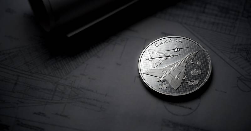 image la célèbre pièce d'avion du canada