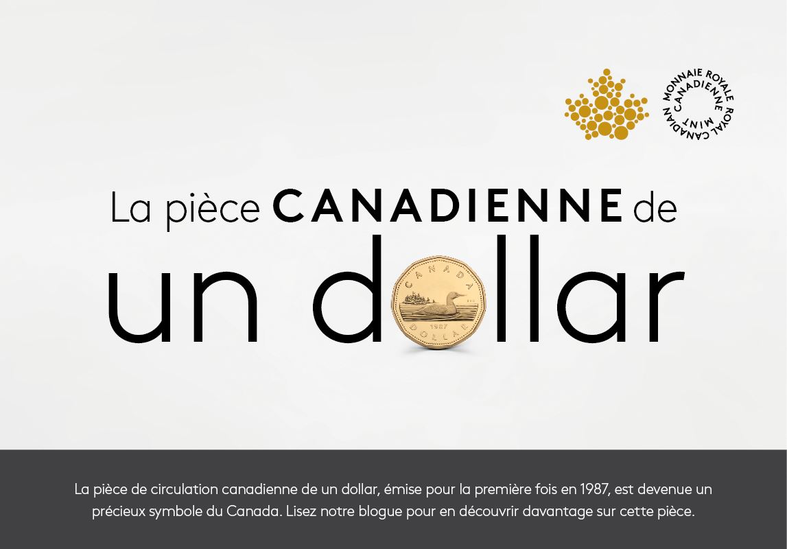 La pièce canadienne de un dollar