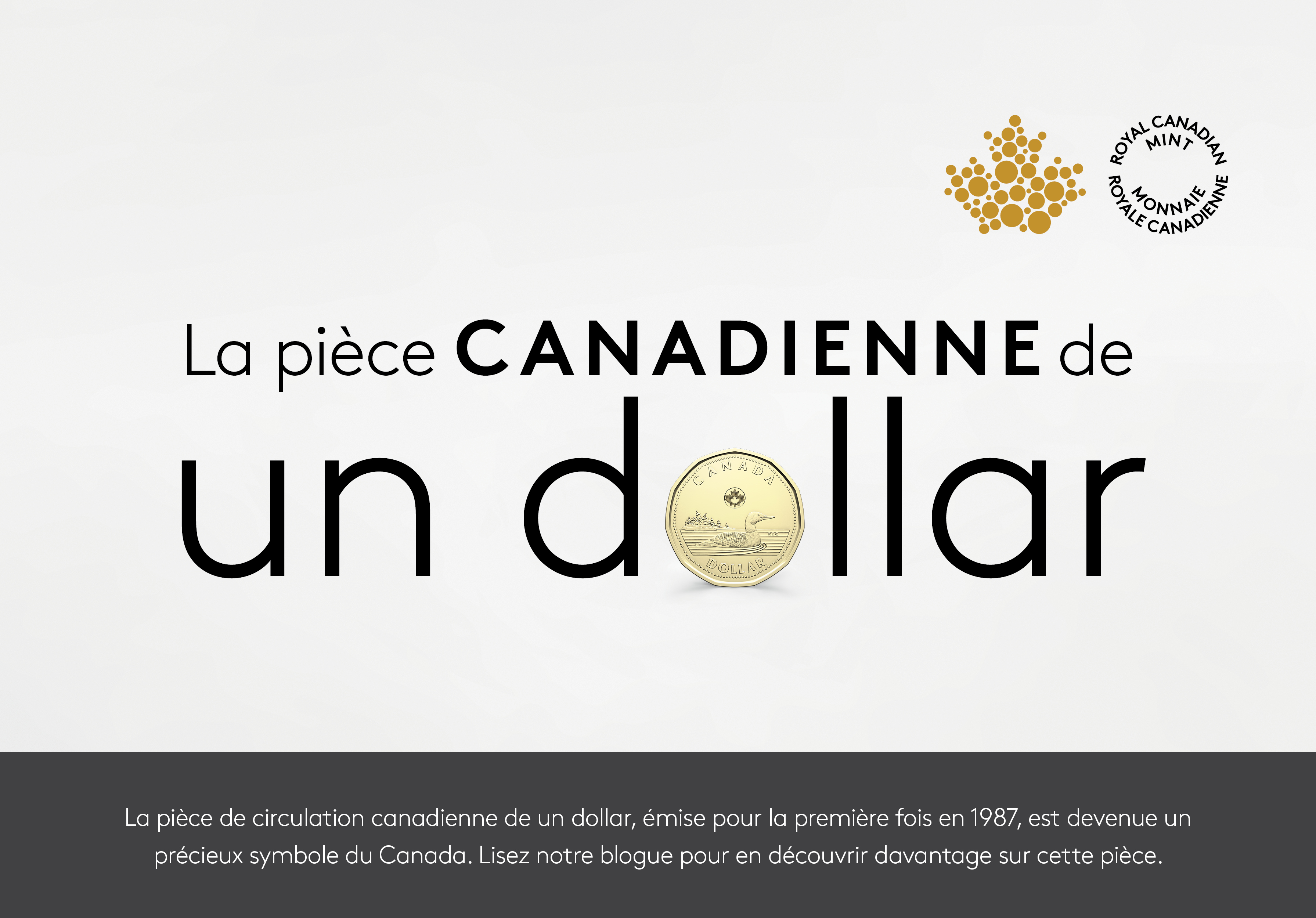 La pièce canadienne de un dollar
