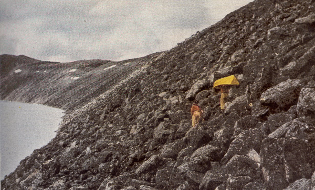 image 1951 expedition to Pingualuit Crater in Nunavik, Northern Quebec