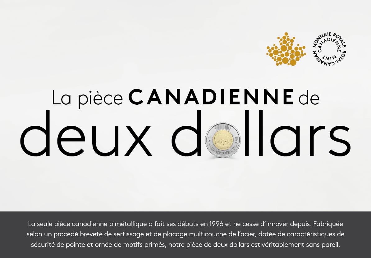 Les motifs revers de la pièce canadienne de deux dollars Les motifs revers de la pièce canadienne de deux dollars