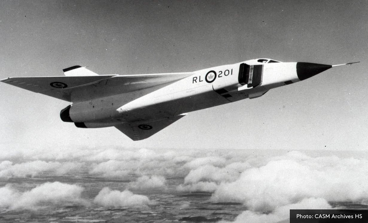 image Avro Arrow in flight