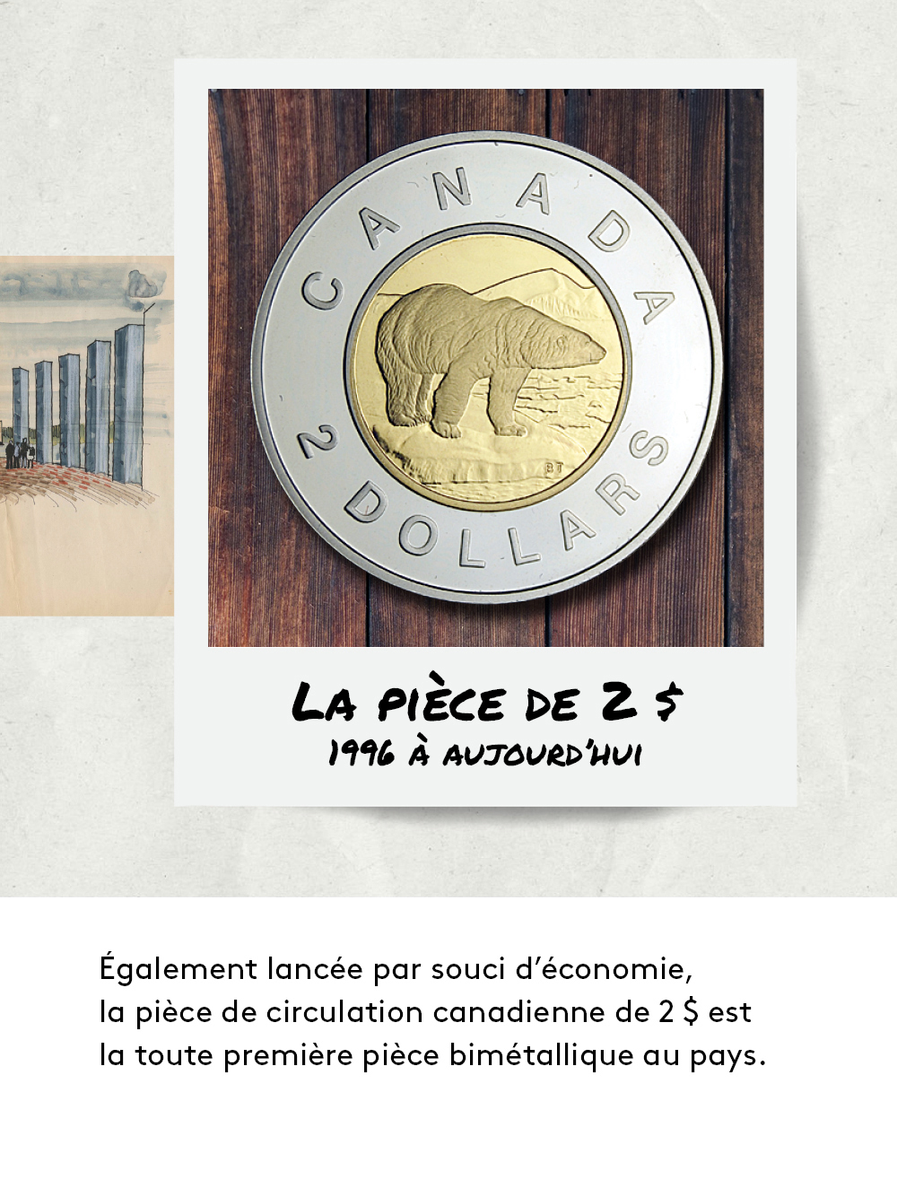 La pièce de circulation canadienne de 2 $ est lancée en 1997.
