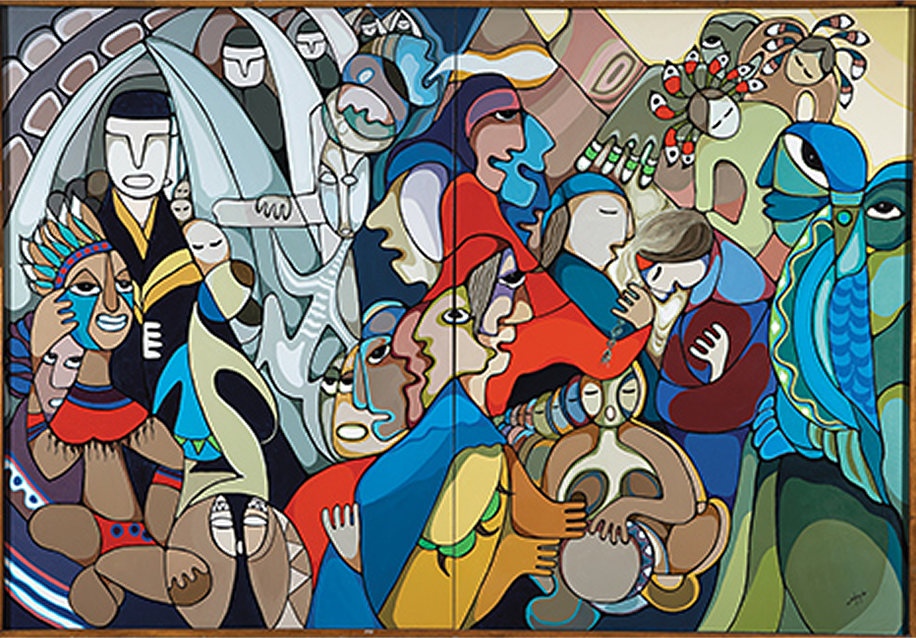 Spiritual Renewal, 1984 - Daphne Odjig Spiritual Renewal, 1984 - Daphne Odjig