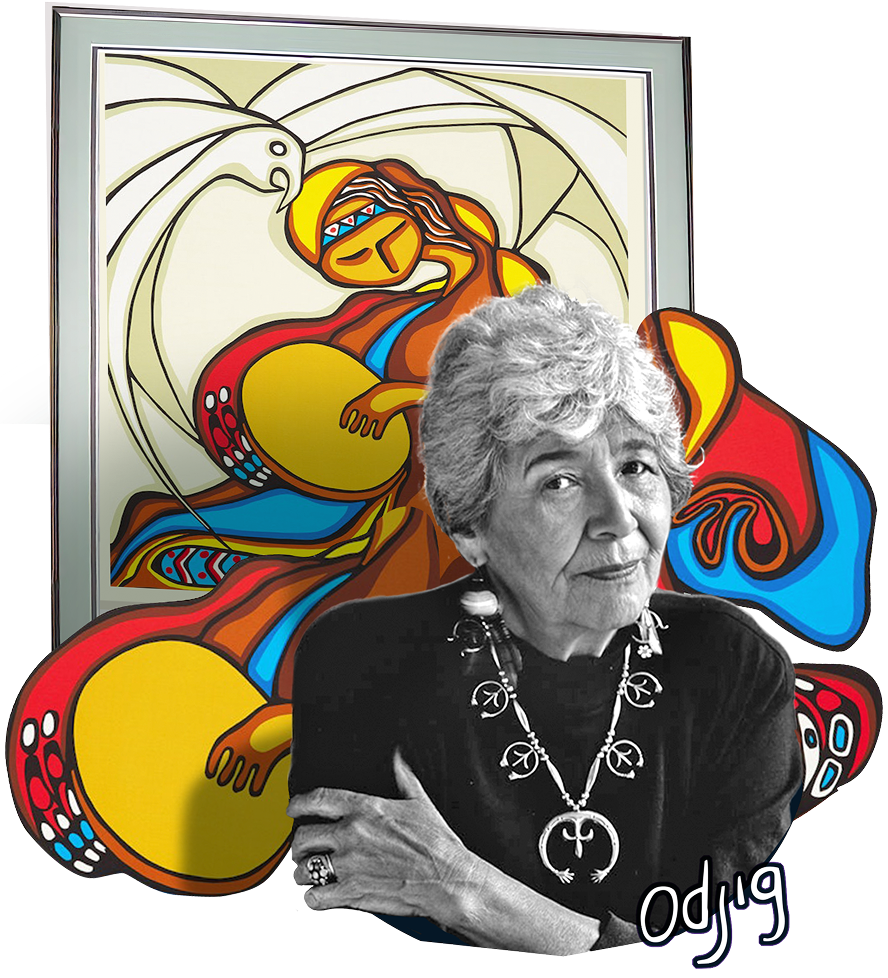 Celebrating Daphne Odjig Collage Celebrating Daphne Odjig Collage