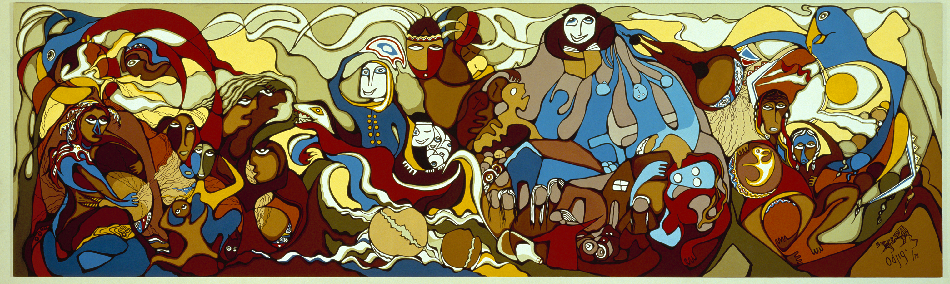 The Indian in Transition, 1978 - Daphne Odjig The Indian in Transition, 1978 - Daphne Odjig