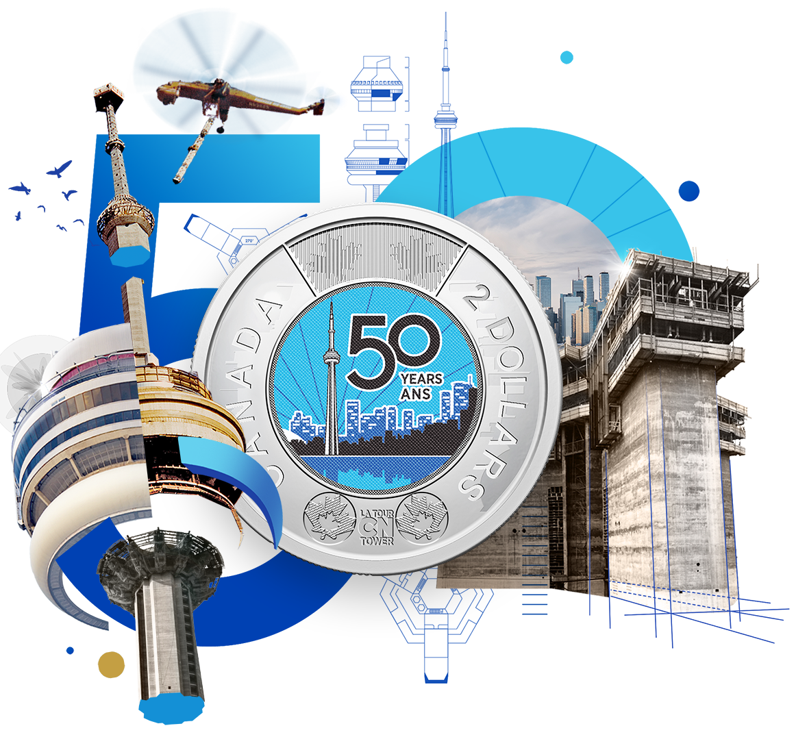 CN Tower Commemorative $2 Circulation Coin