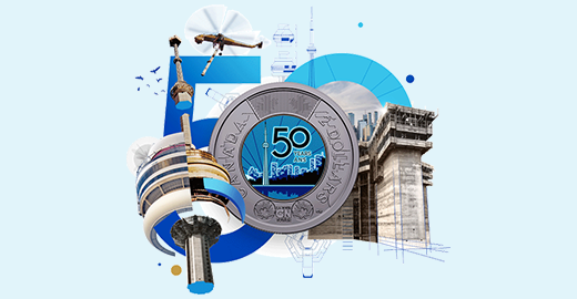 Celebrate the 50th anniversary of the CN Tower