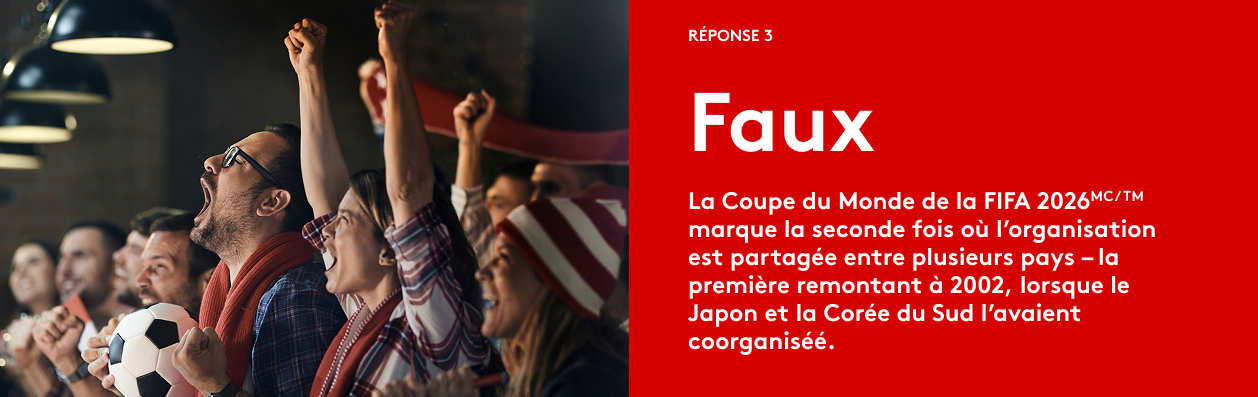 Coupe du Monde de la FIFA 2026ᵀᴹ Réponse 3