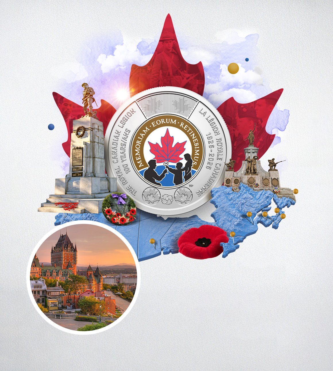 Échange de pièces : pièce de circulation commémorative 2026 – 100ᵉ anniversaire de la Légion royale canadienne