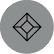 Diamond icon representing Masters Club Silver membership level.