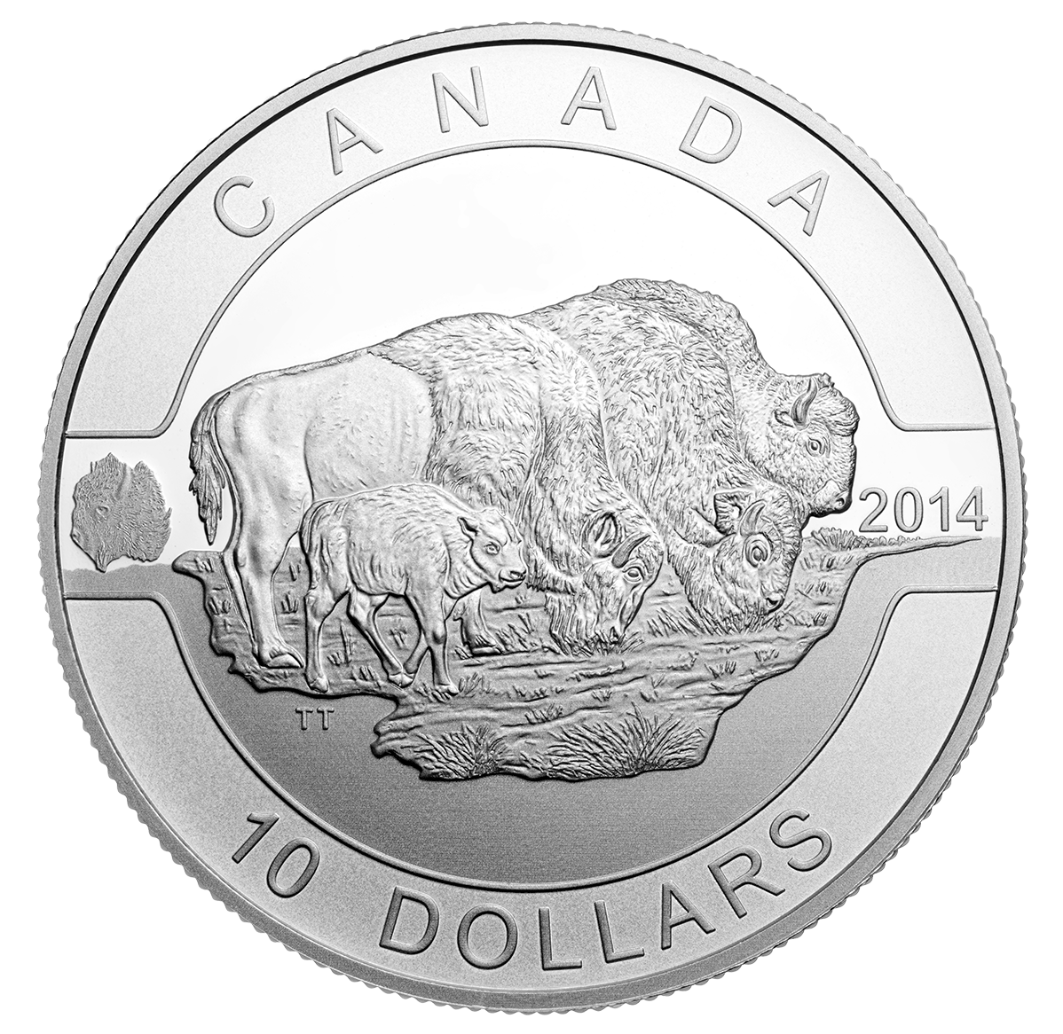 Silver Bison 1/2 oz. Fine Silver Coin - Bison (2014) | The Royal Canadian Mint