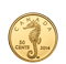 1/25 oz. Pure Gold Coin - Sea Creatures: Seahorse - Mintage: 7,500 (2014)