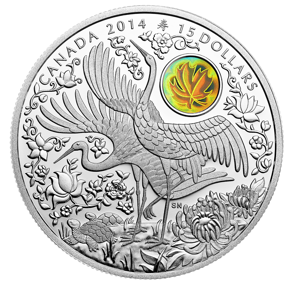 Fine Silver Hologram Coin - Maple of Longevity - Mintage: 8,888