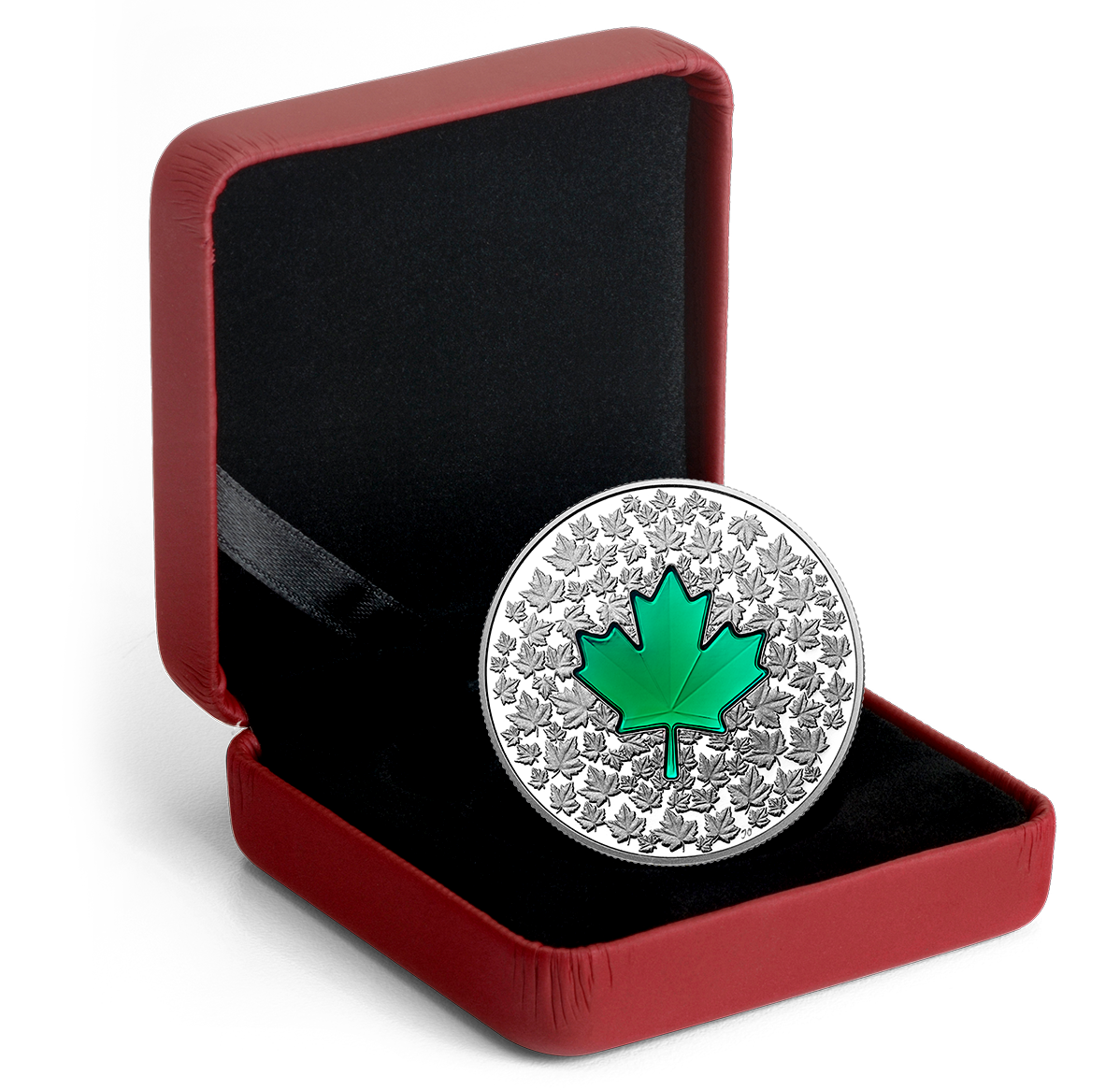 1 oz. Fine Silver Coin - Maple Leaf Impression - Mintage: 7,500