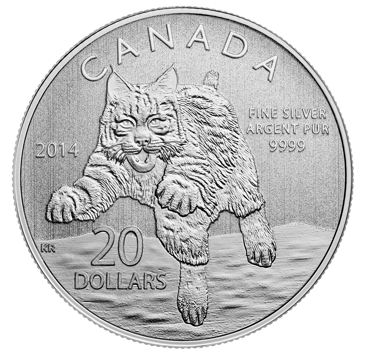 $20 for $20 Fine Silver Coin - Bobcat (2014) | The Royal Canadian Mint