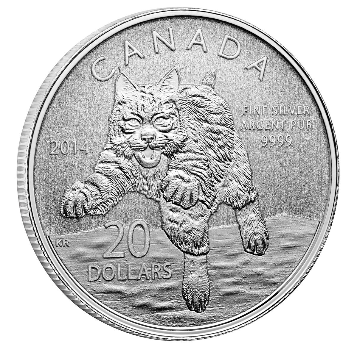 $20 for $20 Fine Silver Coin - Bobcat (2014) | The Royal Canadian Mint