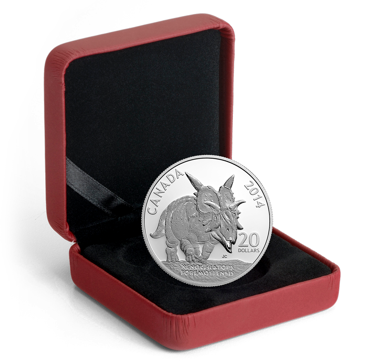 Fine Silver Coin - Canadian Dinosaurs - <em>Xenoceratops