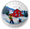 Pièce de 1/2 oz en argent fin - Scène d'hiver - Tirage : 8 000 (2015)