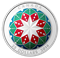 Fine Silver Ultra-High Relief Coloured Coin – Christmas Ornament - Mintage: 6,000 (2014)