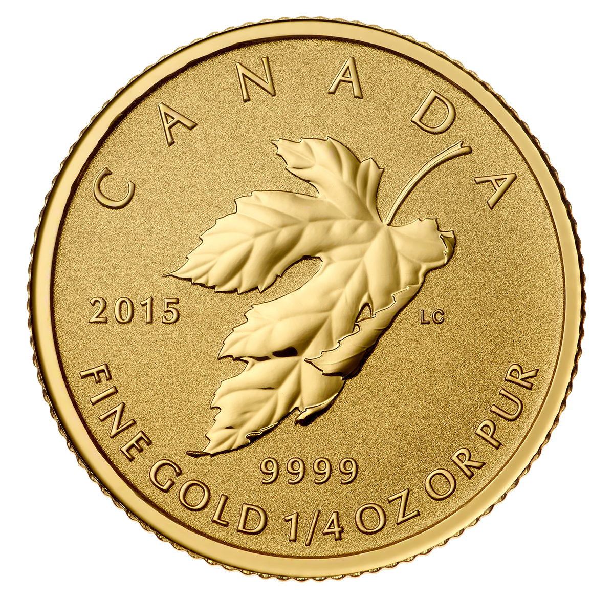Pure Gold Fractional Set - Maple Leaf - Mintage: 600 (2015) | The