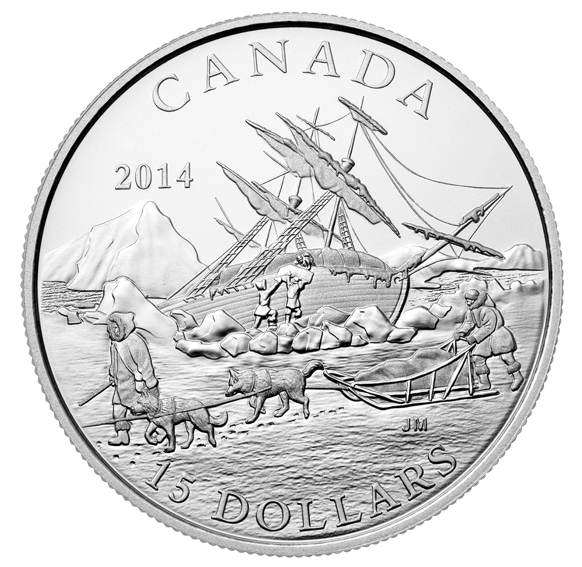 Fine Silver Coin - The Arctic Expedition (2014) | The Royal