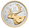 5 oz. Fine Silver Gold-Plated Coin - Big Coin Series: 25-cent Coin - Mintage: 1,500 (2015)