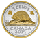 5 oz. Fine Silver Gold-Plated Coin – Big Coin Series: 5-cent Coin – Mintage: 1,500 (2015)