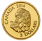 Pièce de 1/10 oz en or pur - Pygargue à tête blanche -  Tirage : 3 000 exemplaires (2014)