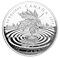 Pièce de 1 oz en argent fin - Reflet d'une feuille d'érable - Tirage : 8 500 (2015)