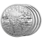 1 oz. Fine Silver 4-Coin Subscription - The White-Tailed Deer - Mintage: 7,500 (2014)