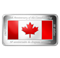 1.5 oz. Fine Silver Coloured Rectangular Coin - 50th Anniversary of the Canadian Flag - Mintage: 10,