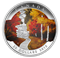 Pièce colorée de 1 oz en argent fin – Escapade d'automne – Tirage : 7 500 (2015)
