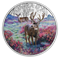 1 oz. Fine Silver Coloured Coin – Misty Morning Mule Deer – Mintage: 6,500 (2015)