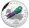 Pièce de 1/2 oz en argent fin colorée – Oiseaux chanteurs colorés du Canada : L'hirondelle à face bl