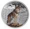 Imposing Alpha Wolf - 1 oz. Fine Silver Coloured Coin – Mintage: 6,500 (2015)
