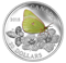 Pièce colorée de 1 oz en argent fin – Papillons du Canada : <em>Colias gigantea</em> – Tirage : 10 0
