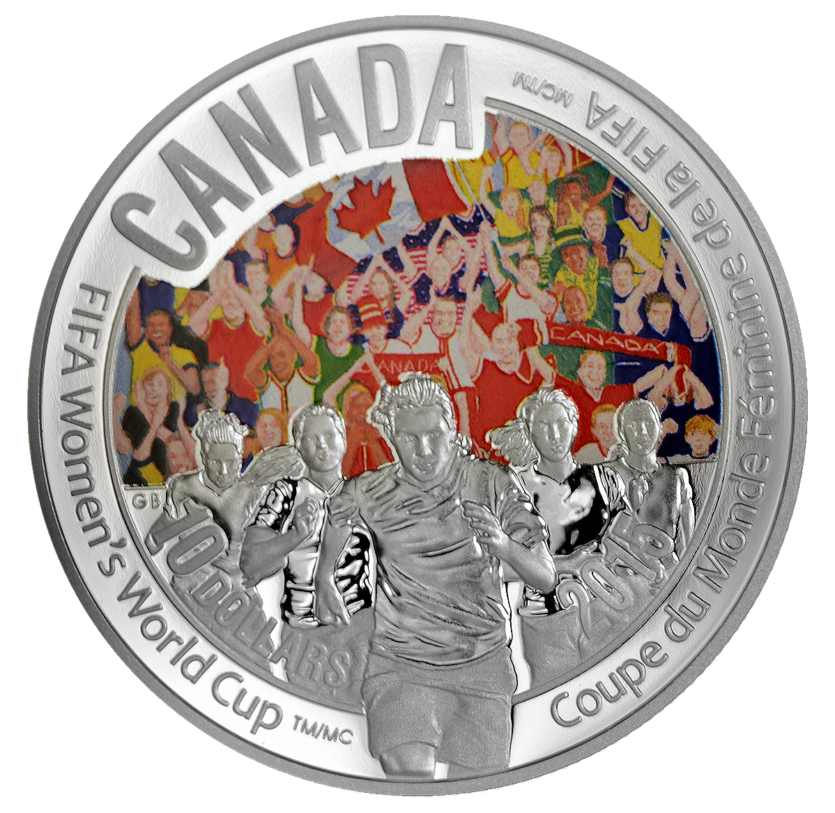 FIFA Women's World Cup (TM/MC) : 'Go Canada Go!' - 1/2 oz. Fine