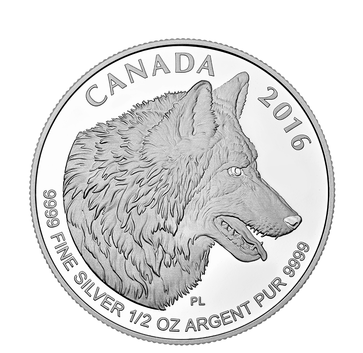 Fine Silver Fractional 4-Coin Set – The Wolf – Mintage
