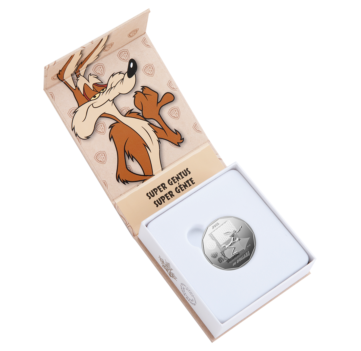 1/2 oz. Fine Silver Coin - Looney TunesTM: 'Wile E. Coyote - Super