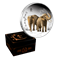 Pièce de 1 oz en argent fin - Feng Shui : Éléphants (2015)