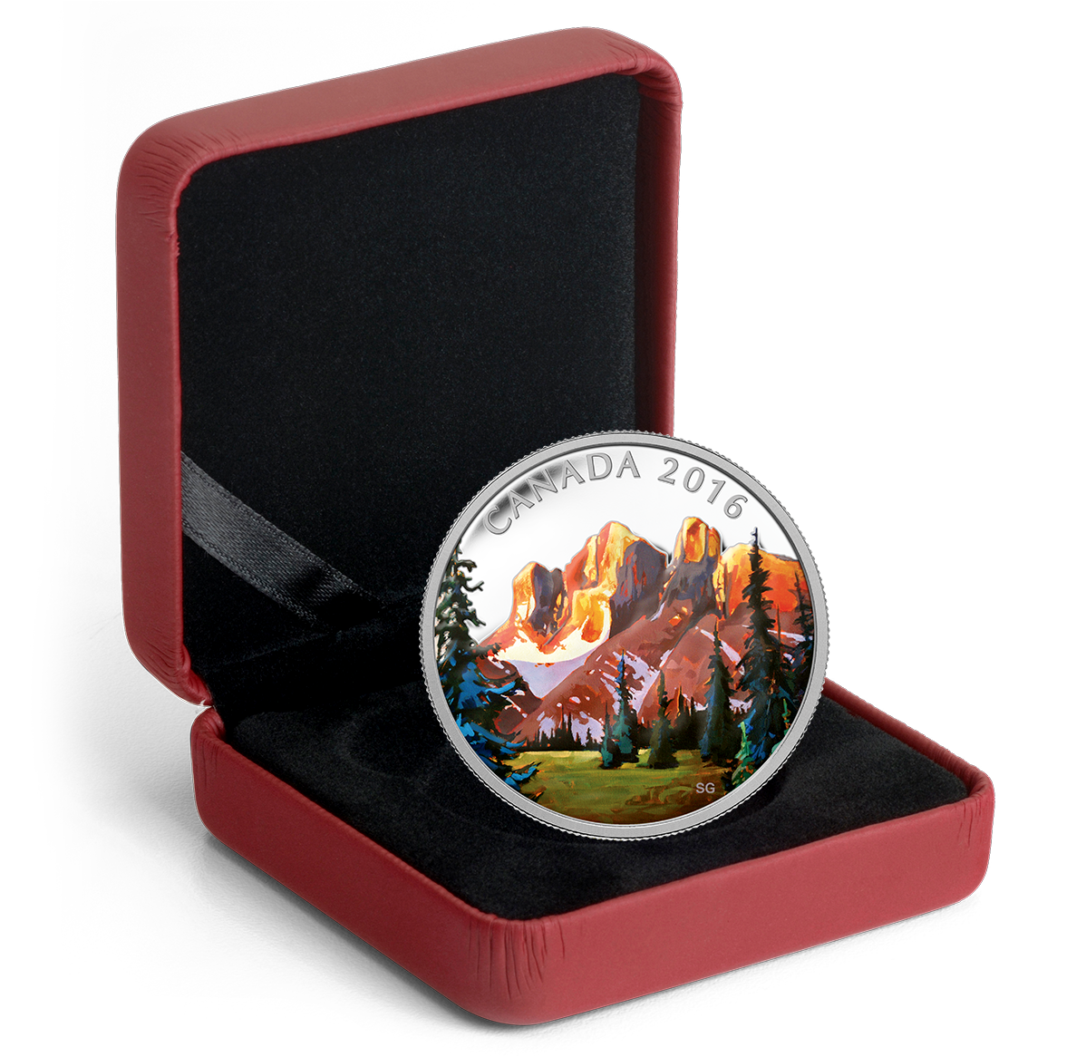 1 oz. Fine Silver Coloured Coin - Canadian Landscape Series - The