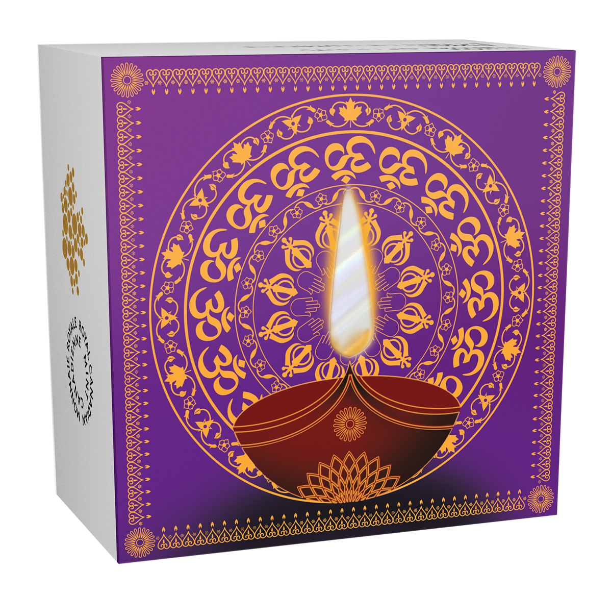 1オンス 銀貨　ラクシュミとガネーシャ Diwali india Diwali Lakshmi & Peacocks 2024 1 oz Pure Silver Bar in Assay
