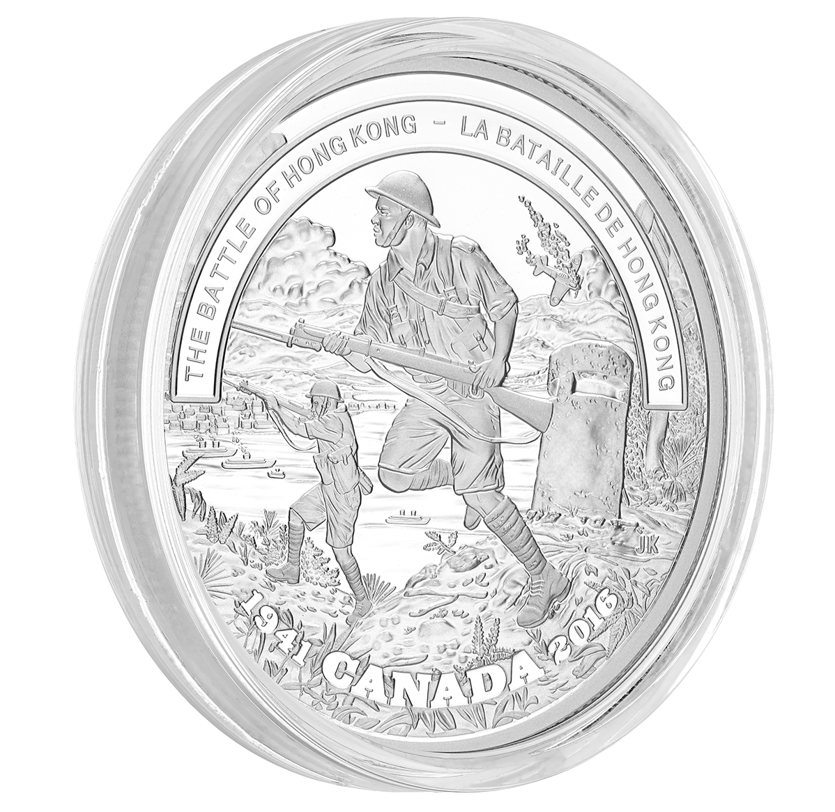 1 oz. Pure Silver Coin - Second World War Battlefront: The